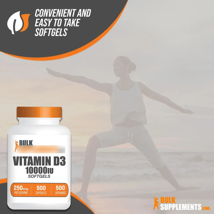 Vitamina D3 10000ui Colecalciferol 250mcg Softgels Suministr - Imagen 6