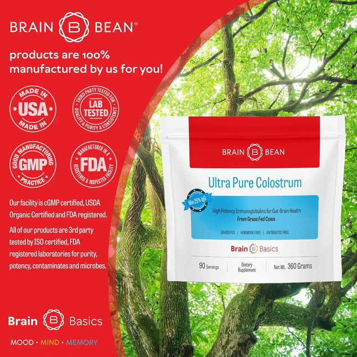 Calostro Ultra Puro 4000 Mg Anticuerpos Igg 25% Salud Intest - Imagen 4