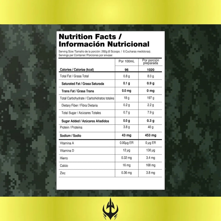 Titan Army Vitanas 12lb Proteina Aumento Masa Muscular - Imagen 3