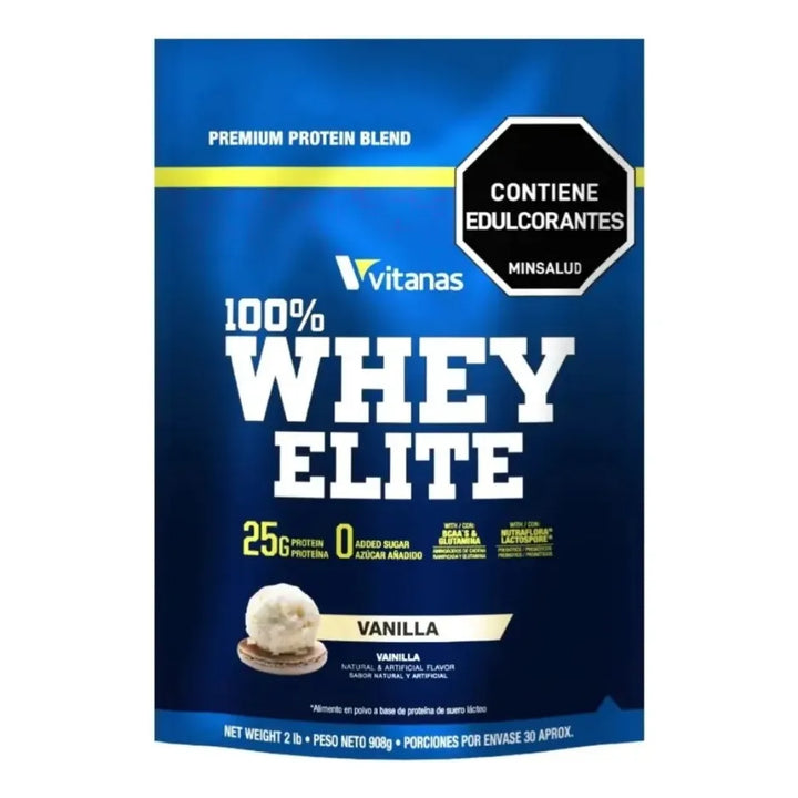 Proteina 100% Whey Elite 2 Lb Vitanas - Imagen 1