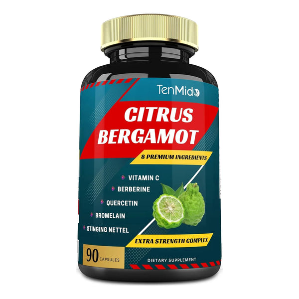 Cápsulas De Extracto De Bergamota Con Vitamina C Berberina Q - Imagen 1