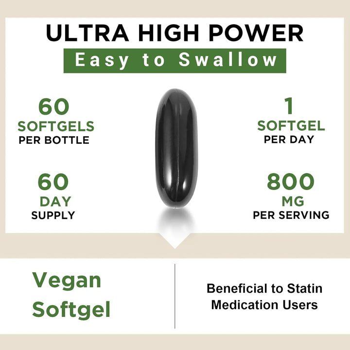 Liposomal Coq10 800 Mg Ubiquinol Softgel Absorción Máxima An - Imagen 7