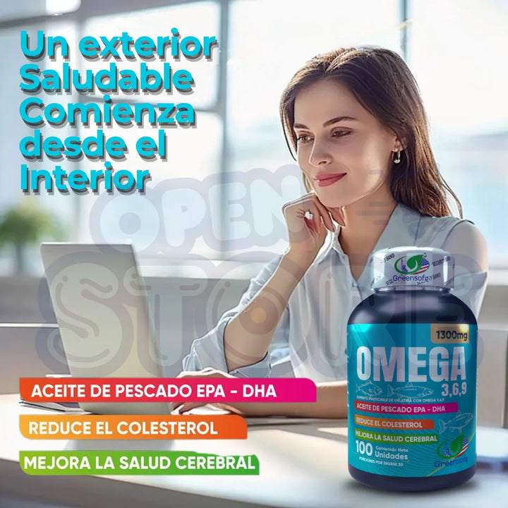 Omega 3, 6 & 9 Epa Dha 1300mg - Imagen 9