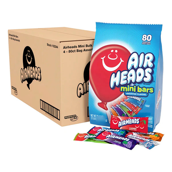 Mini Barras De Caramelo Airheads Sabores Frutales Variados Snack Dulce Y Divertido
