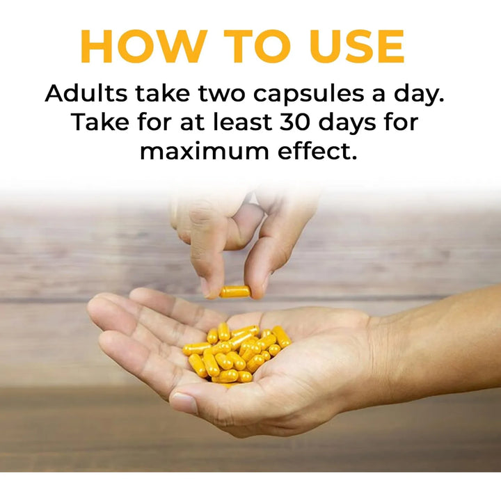 Cápsulas De Cúrcuma Y Jengibre 500 Mg 120 Unidades Curcumina - Imagen 6