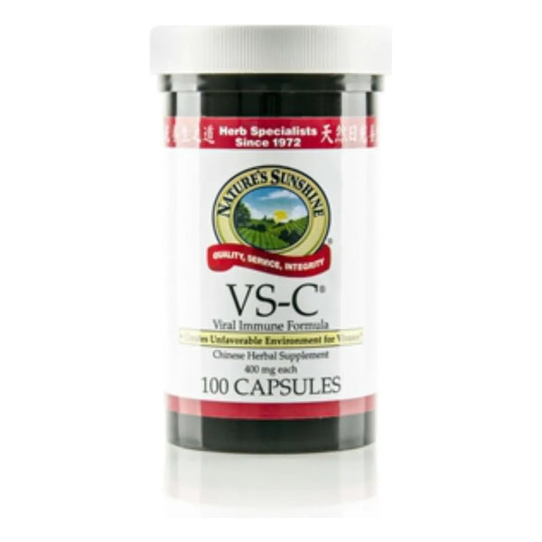 Capsulas Herbaria VS-C Para Sistema Inmunologico 100 Unidades Nature's Sunshine