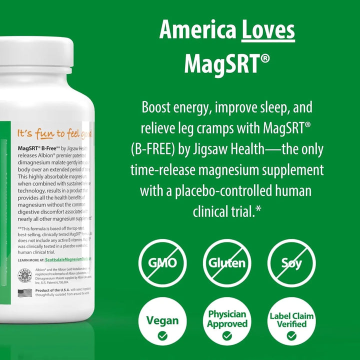 Magnesio Con Srt 30 Cápsulas 1500 Mg Para Energía Y Bienesta - Imagen 3