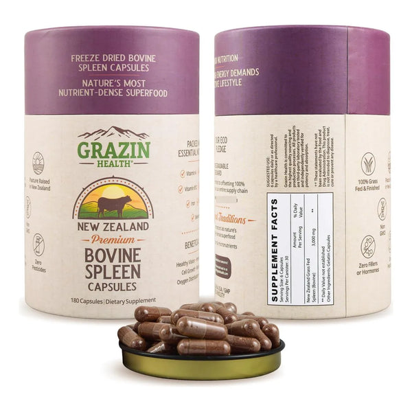Bazo Bovino Alimentado Con Pasto 3000 Mg 30 Porciones - Imagen 1