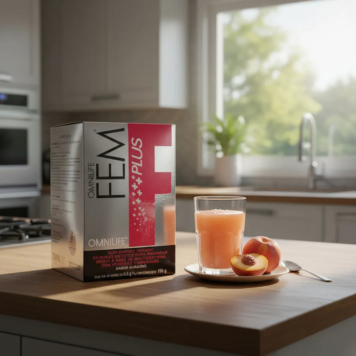 Fem Plus Caja 30 Sobres  Durazno - Imagen 4