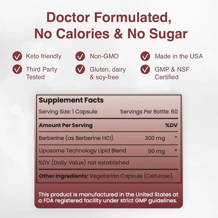 Cápsulas Liposomales De Berberina Alta Absorción Apoyo Inmun - Imagen 6