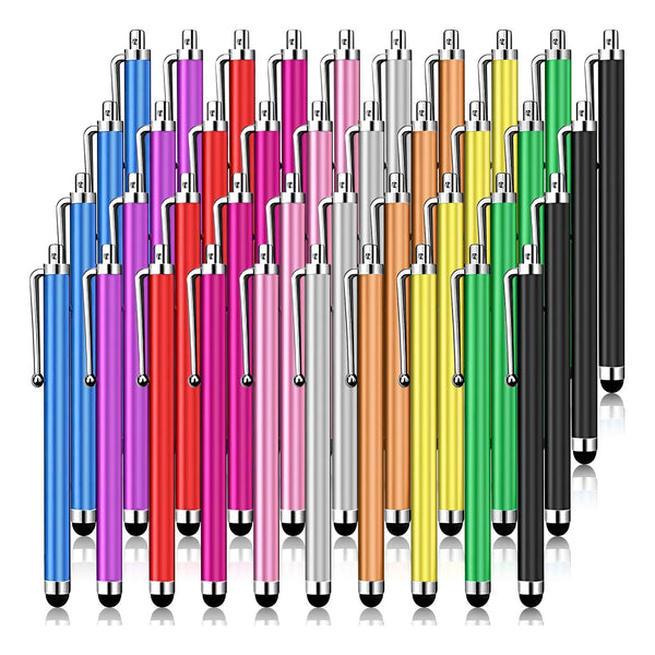 Paquete De 40 Lápices Capacitivos Alta Precisión Universal Para Pantallas Táctiles