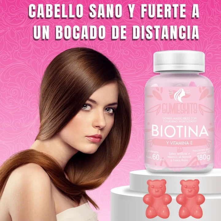Biotina Colageno Gomas Cabello - Imagen 4