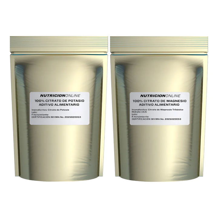 Citrato Magnesio 500g + Citrato Potasio 500g Combo Magnesium Potassium - Imagen 1