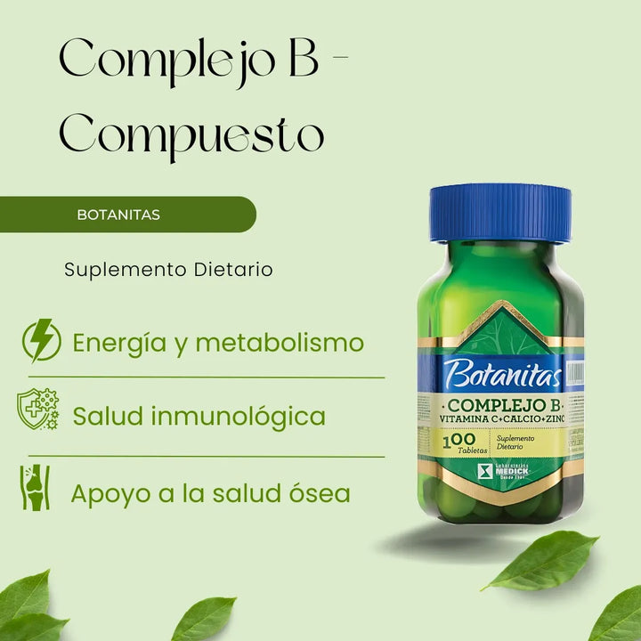 Kit Complejo B Vitamina C Calcio Zinc Promo X 3  - Imagen 5
