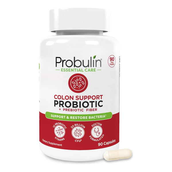 Capsulas Probióticas 20 Mil Millones UFC Apoyo Colon Salud Digestiva E Inmunitaria Vegano 90 Cápsulas
