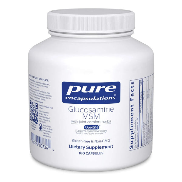 Capsulas De Glucosamina Msm Soporte Articular 180 Unidades Movilidad