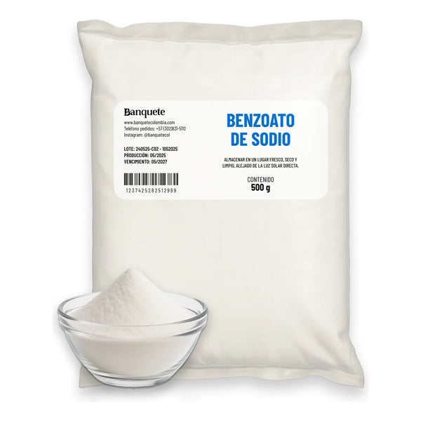 Benzoato De Sodio 500gr - Imagen 1
