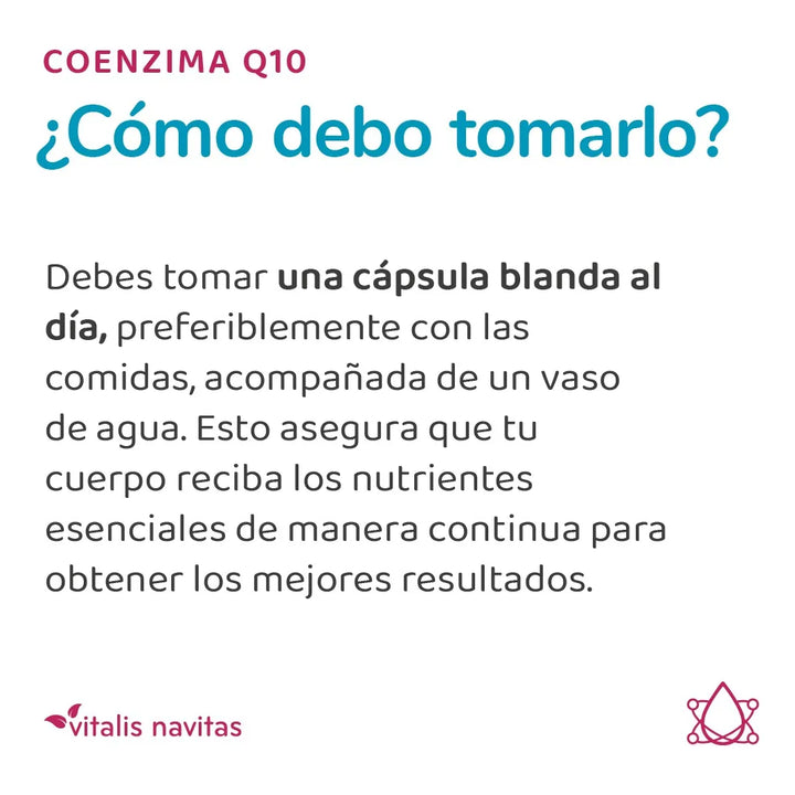 Coenzima Q10 30 Cápsulas Blandas - Imagen 5