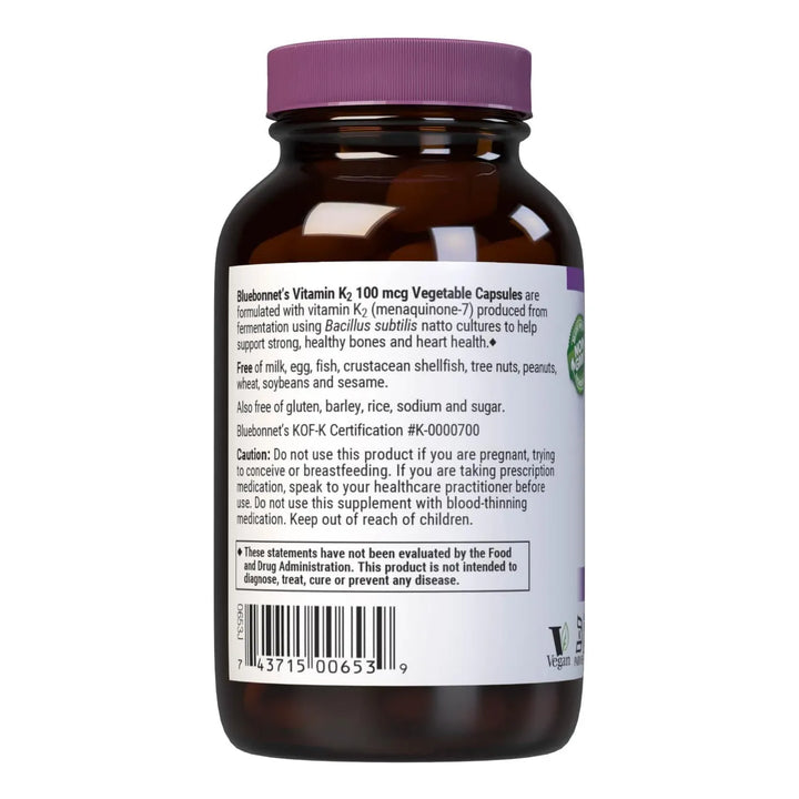 Cápsulas De Vitamina K2 100 Unidades 100 Microgramos De Salu - Imagen 3