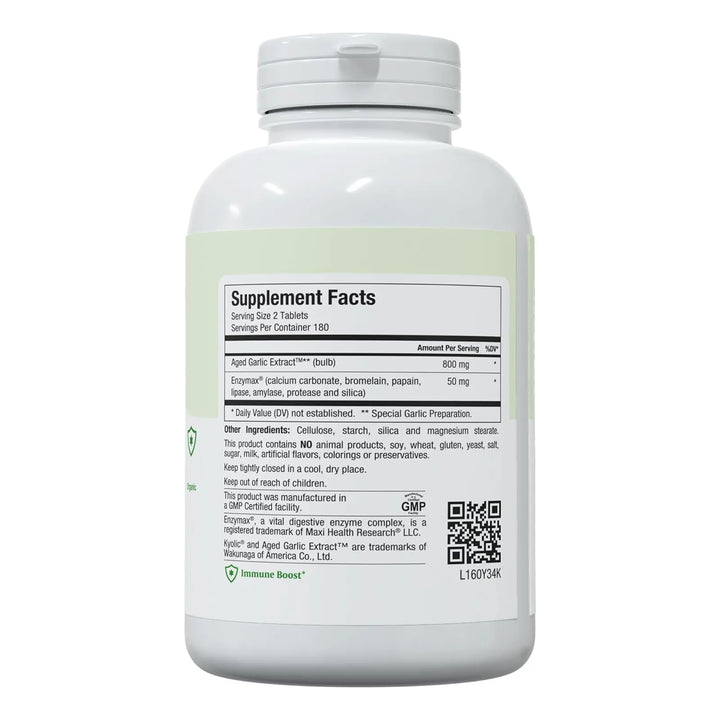 Extracto De Ajo Añejo 400 Mg Refuerzo Inmunológico 360 Table - Imagen 2