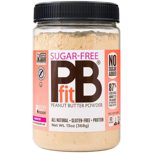 Pbfit Mantequilla De Mani En Polvo Sin Azucar 368g Importada 90 Menos Grasa