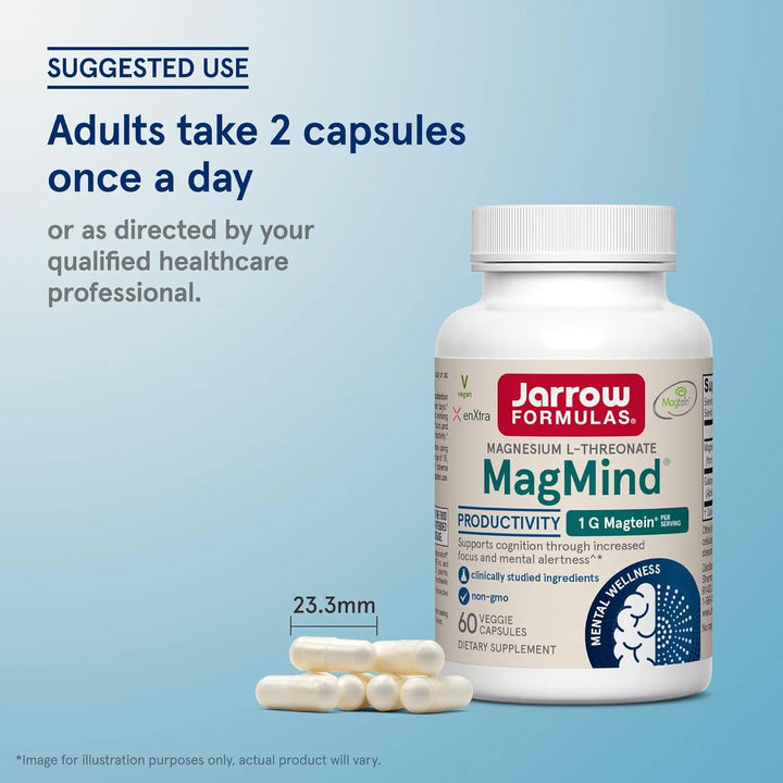 Cápsulas Magmind Productividad Magtein 1.14 G Y Enxtra 300 M - Imagen 6