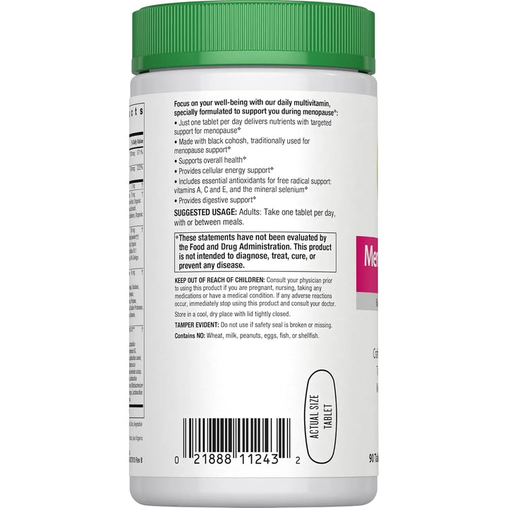 Multivitamínico Para Menopausia 90 Tabletas Fócil Digestión - Imagen 3