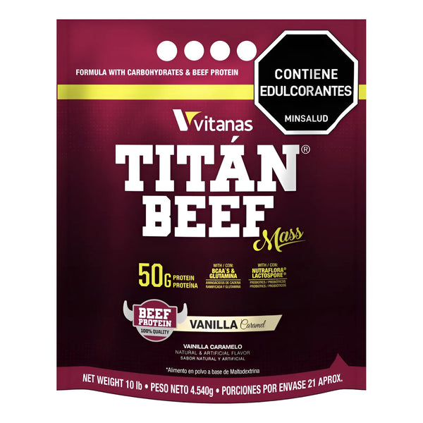 Proteina Titan Beef Mass 10 Lb - Imagen 1