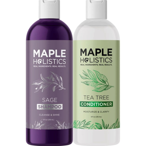 Set Champú Y Acondicionador Sin Sulfatos Cuero Cabelludo Seco Caspa Cabello Dañado
