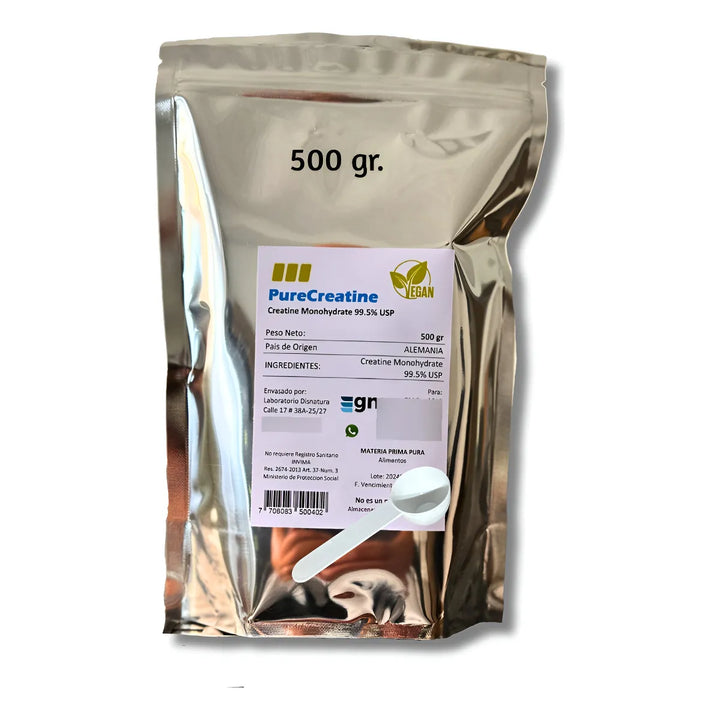 100% Creatine Monohydrate X 500 Sin Sabor - Imagen 3