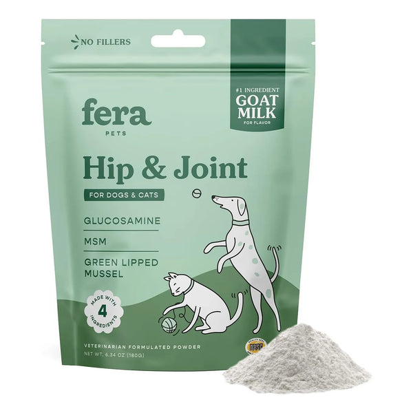 Leche De Cabra Para Gatos Y Perros Con Glucosamina Y MSM Fera Pet Organics Suplemento Articular