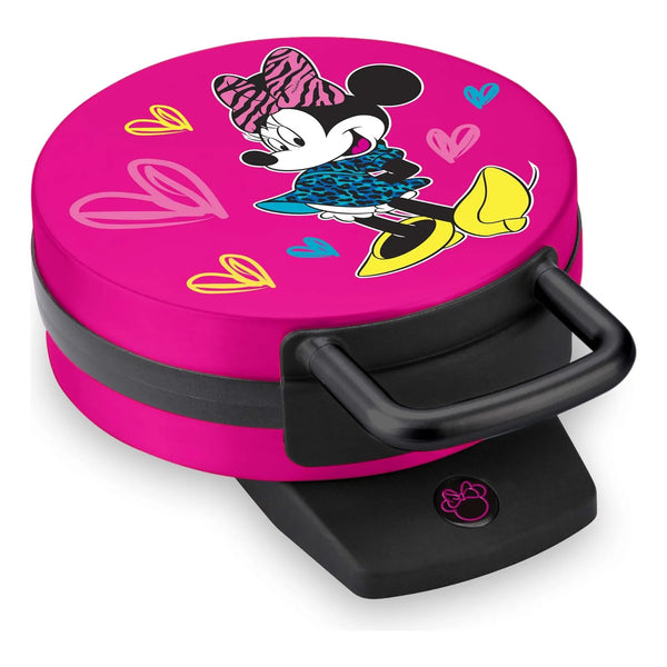 Maquina Para Hacer Waffles Minnie Mouse Rosa 800W Disney