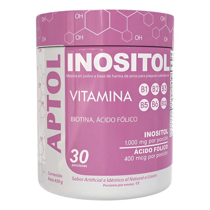 Inositol En Polvo 450g Ansiedad Depresión Insomnio Myoinocitol Concentración Memoria Ánimo Serotonina Sistema Nervioso Equilibrio Emocional Natural - Imagen 1