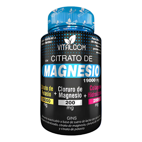 Citrato Magnesio Potasio Capsulas Natural - Imagen 1