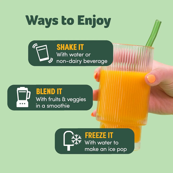 Batido En Polvo Verde Orgánico Sabor Té Helado Mango Tropica - Imagen 3