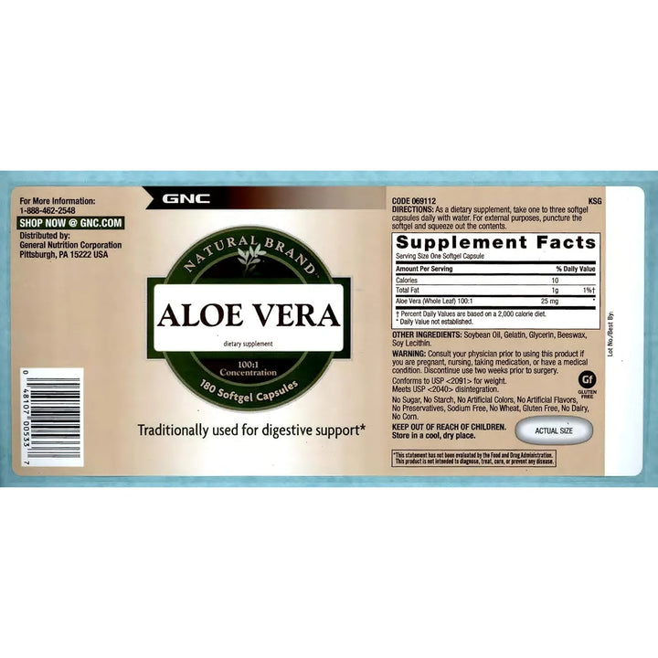 Cápsulas De Aloe Vera 100% Natural Suaves Y Fáciles De Traga - Imagen 3