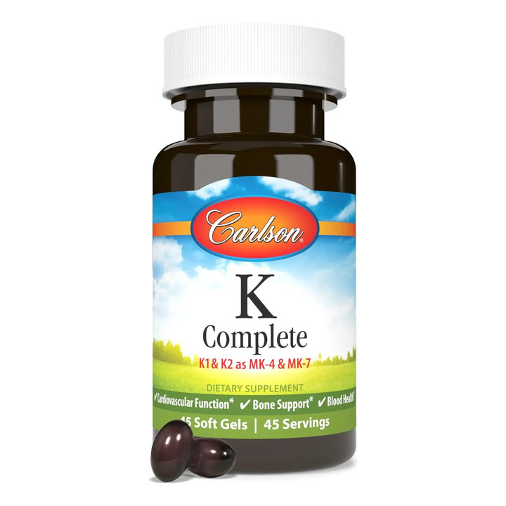 Cápsulas Blandas K1 Y K2 Mk-4 Mk-7 Para Salud Ósea Y Cardiov - Imagen 5