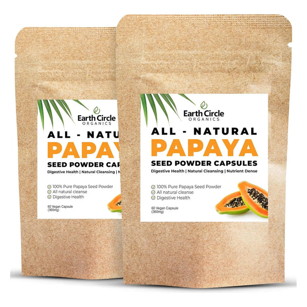 Cápsulas De Semillas De Papaya En Polvo Para Digestión Y Sal - Imagen 1