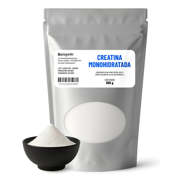 Creatina Monohidratada En Polvo X500g 100% Pura - Imagen 1