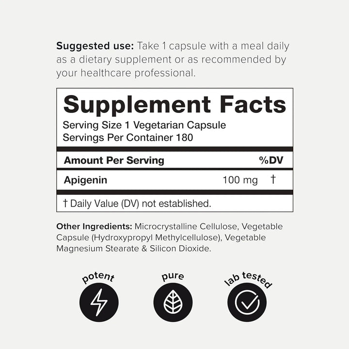 Apigenina Ultra Alta Resistencia Fórmula Concentrada 100 Mg - Imagen 2