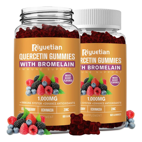 Bromelina Zinc Vitamina C Saúco Masticables Inmunidad Pulmon - Imagen 1