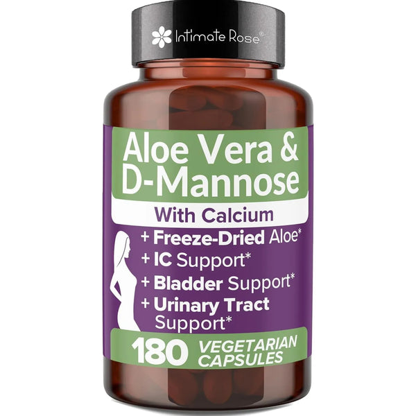Cápsulas De Aloe Vera Puro Con D-manosa Y Calcio Fáciles De - Imagen 1