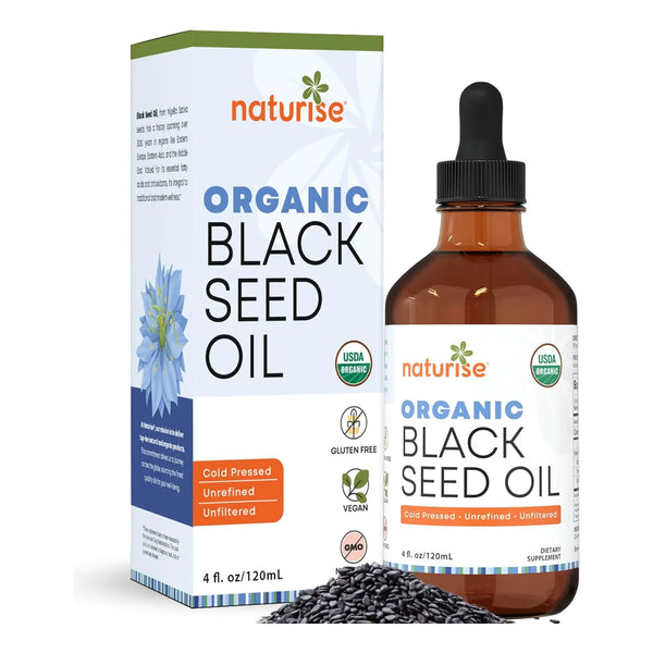 Aceite De Semilla Negra Orgánico Prensado En Frío Rico En An - Imagen 1