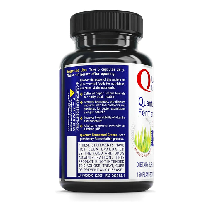 Cápsulas Orgánicas Fermentadas De Verduras Apoyo Salud Intes - Imagen 3