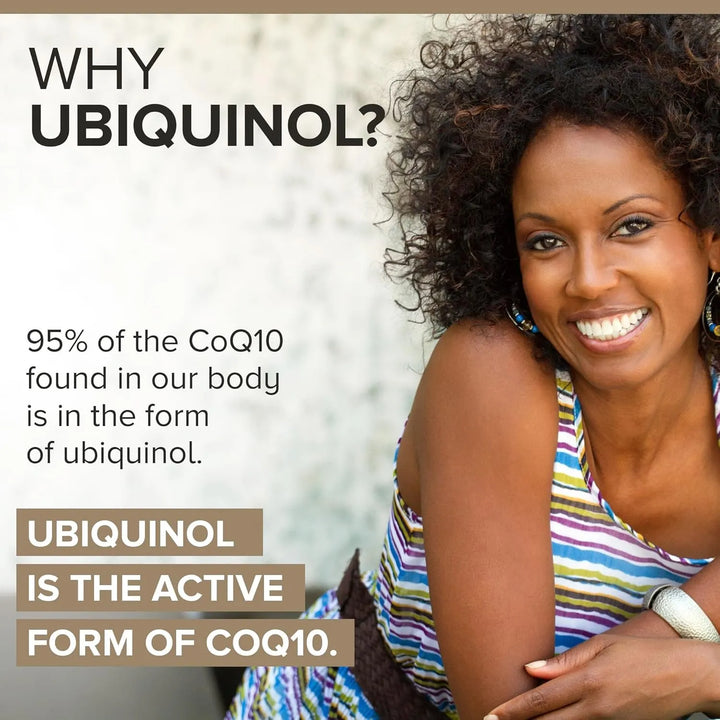 Ubiquinol Coq10 100 Mg Con Omega 3 250 Mg Para Energía Antio - Imagen 2