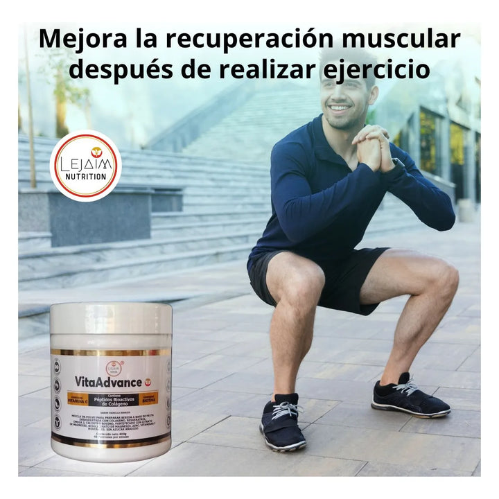 3 Peptidos Colageno Vitaadvance Vainilla - Imagen 7