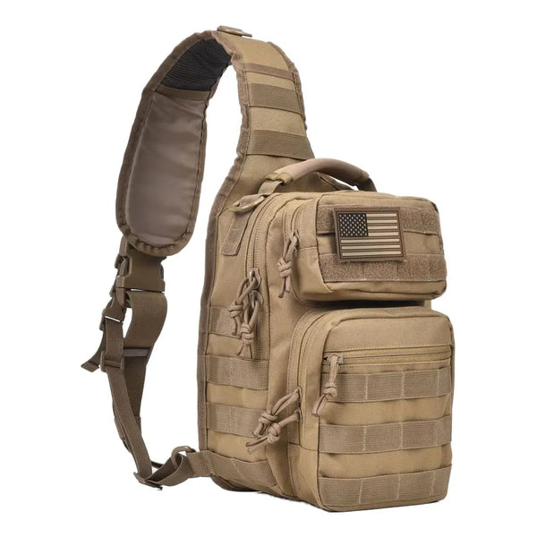 Mochila Táctica Con Bandolera Militar Rover Resistente Al Agua Y Versátil