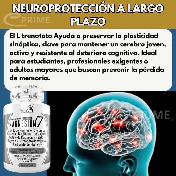 Treonato Magnesio Threonate X2 Natural - Imagen 5