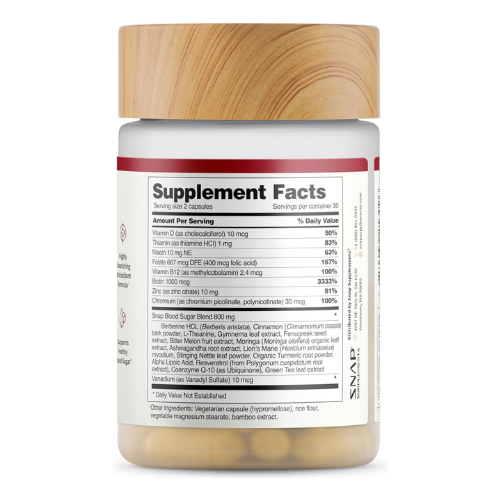 Apoyo Natural Para Glucosa En Sangre Con Berberina Y Canela - Imagen 9
