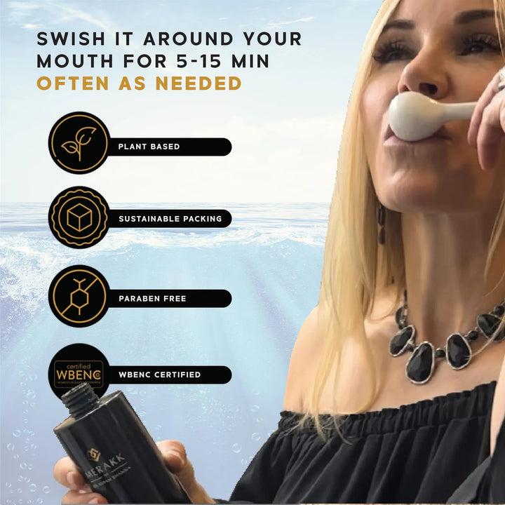 Aceite De Coco Ayurvédico Blanqueador Para Dientes Y Encías - Imagen 7